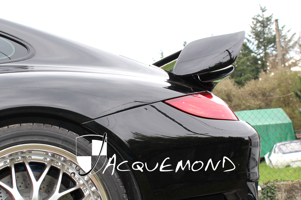 Porsche 997 Turbo GT2 style rear wing spoiler by Jacquemond