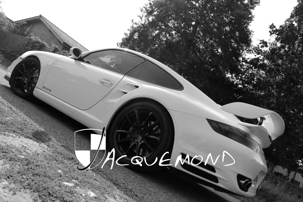 Porsche 997 Turbo GT2 style rear wing spoiler by Jacquemond