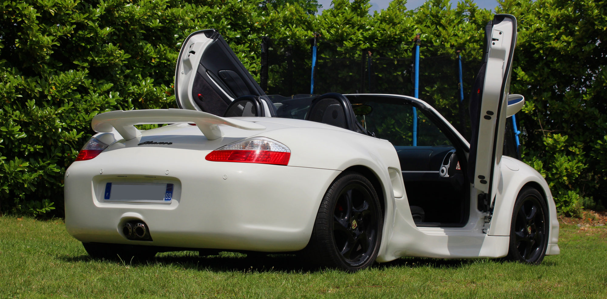 Porsche 986 Boxster by Jacquemond, made in France, wings, widebody