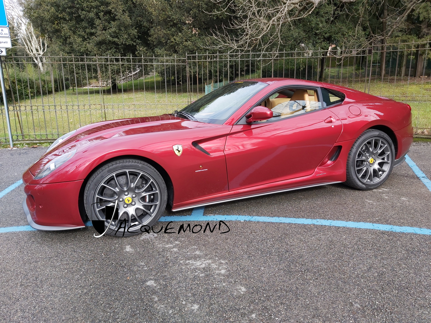 Ferrari 599 GTO style side skirts by Jacquemond