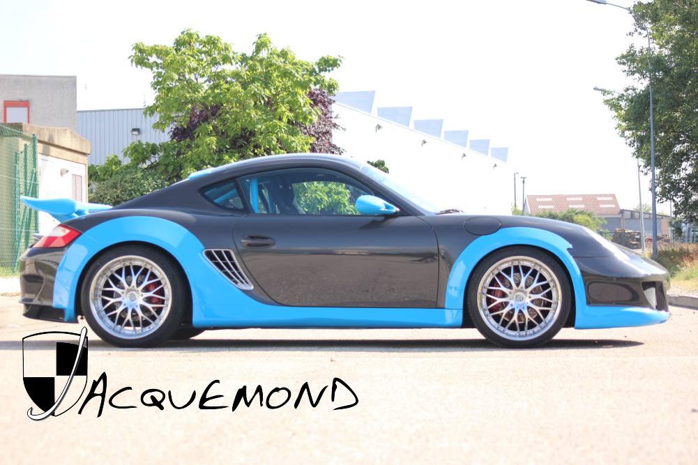 Racing Toy wide body set for Porsche 987 Cayman by Jacquemond