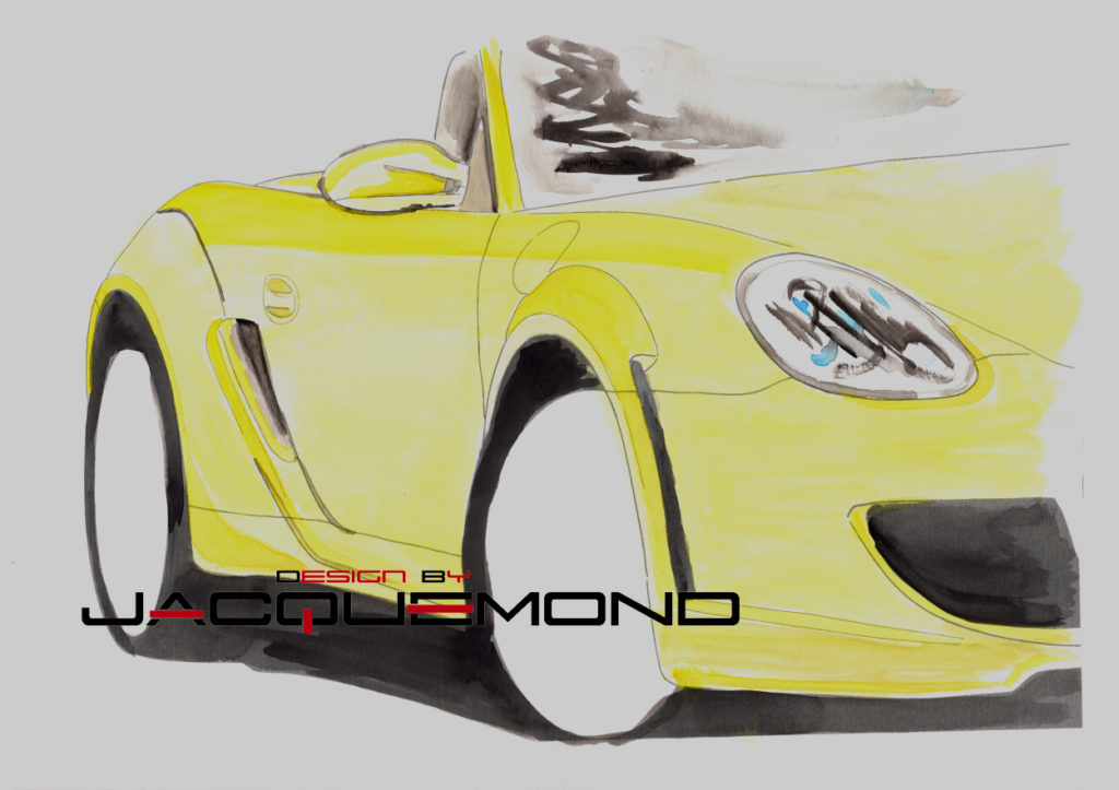 Wide body kit for Porsche 987 Boxster by Jacquemond