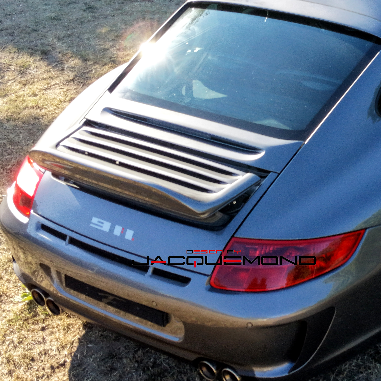 Jacquemond Mini DuckTail spoiler for Porsche 997. Made in France, 32 years of know-how, worldwide shipping. www.jacquemond.com