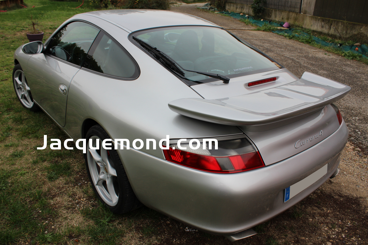 Darus rear wing spoiler for Porsche 996 by Jacquemond, aileron arrière