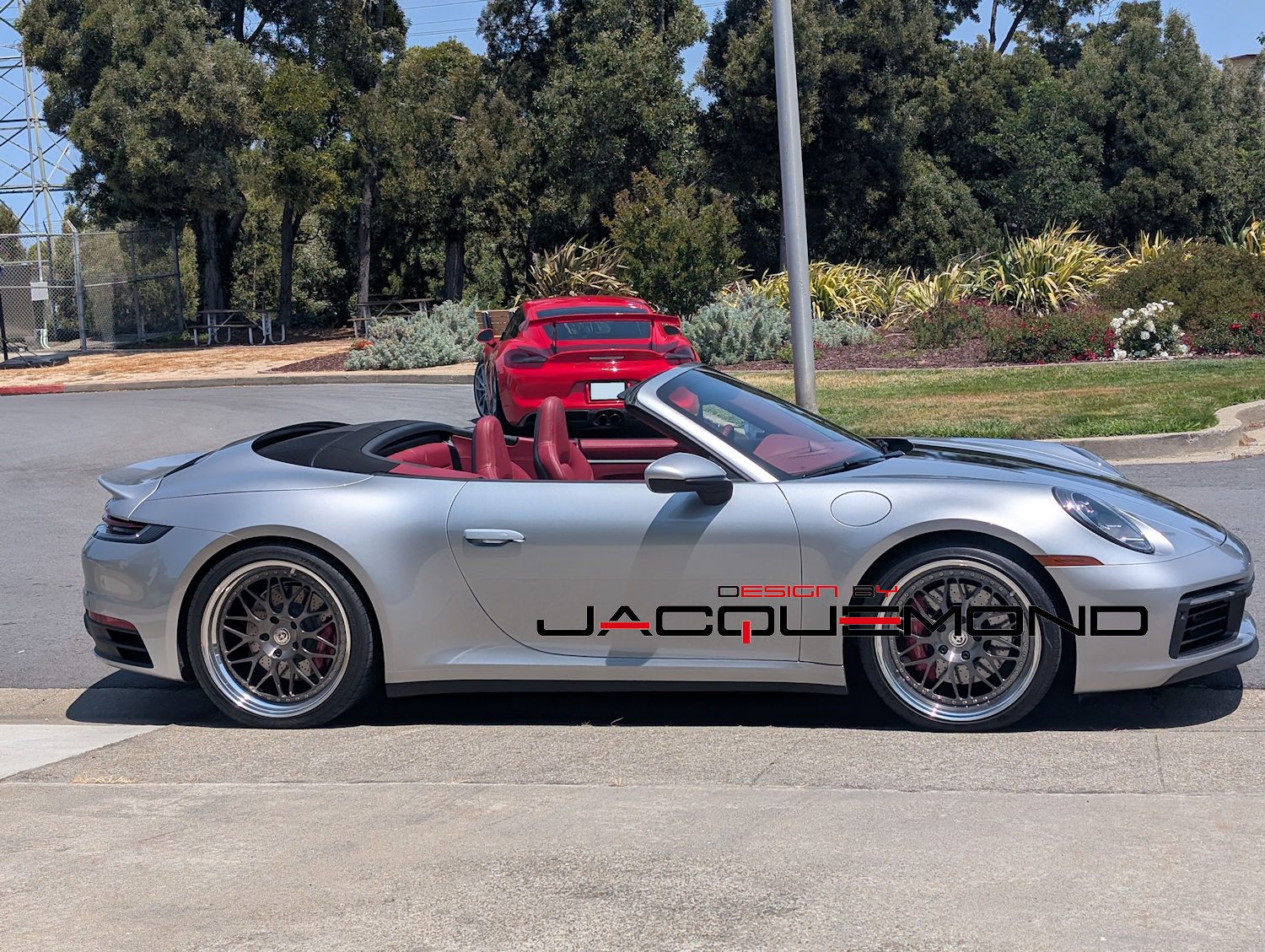 DuckTail rear spoiler for Porsche 992 convertible by Jacquemond