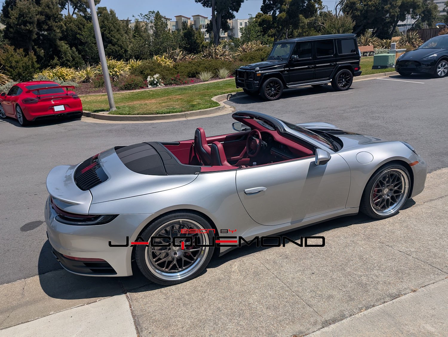 DuckTail rear spoiler for Porsche 992 convertible by Jacquemond
