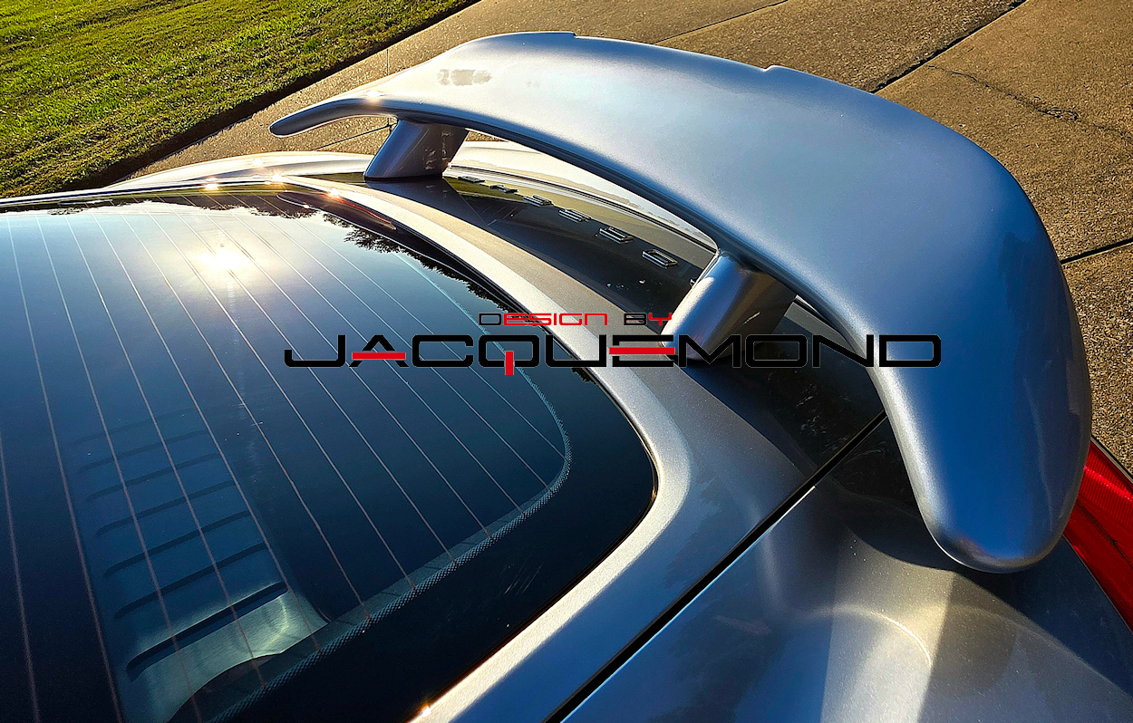 Robin rear wing for Porsche Cayman 981 718 by Jacquemond